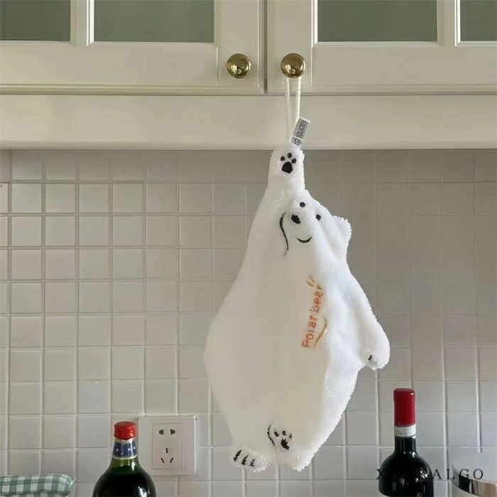 Towel Hangers - 時間全品10手拭きタオル おしゃれ 雑巾 ふきん 可愛い オシャレ 台拭き 掃除 超吸水 キッチンタオル ハンドタオル 掃除タオル 強吸水性 食器用 子ども bear