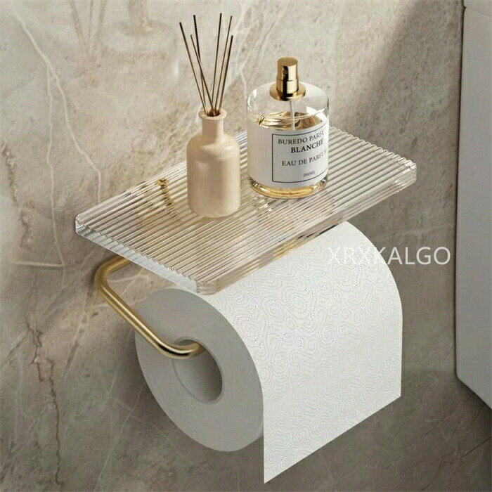 樂天商城 - トイレット ペーパー ホルダー 収納付き ステンレス鋼のトイレット ペーパー棚 壁掛けトイレット ペーパー収納棚 浴室用 穴開け不要