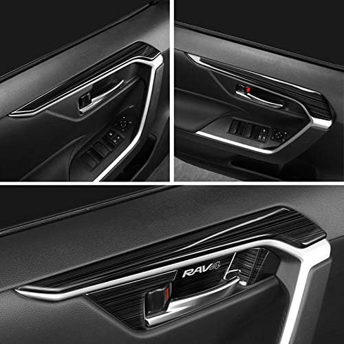 ＼~ 送料無料 ~／トヨタ rav4 50系 専用 インナーハンドルカバー ドアインサイド インナードア グリプ ドアパネル インテリアパネル ガーニッシュパネル 内装 パーツ 新型 toyota rav4専用 xa50型 4pブラックヘアライン
