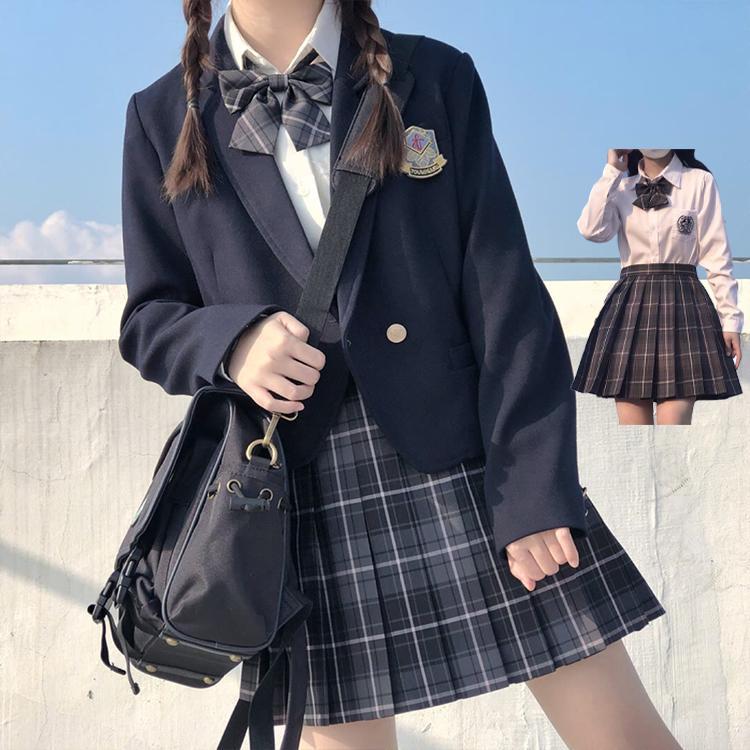 Top & Bottom Sets - 入学式 卒業式 スーツ 女の子 5点セット セットアップ キッズ フォーマル ガールズ 子供服 制服 春 秋 スカート 七五三 卒業式 卒園式 入園式 入学式　JK制服