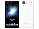 softbank AQUOS PHONE 102SH ホワイト 本体のみ 訳あり【送料無料】【エコモ】