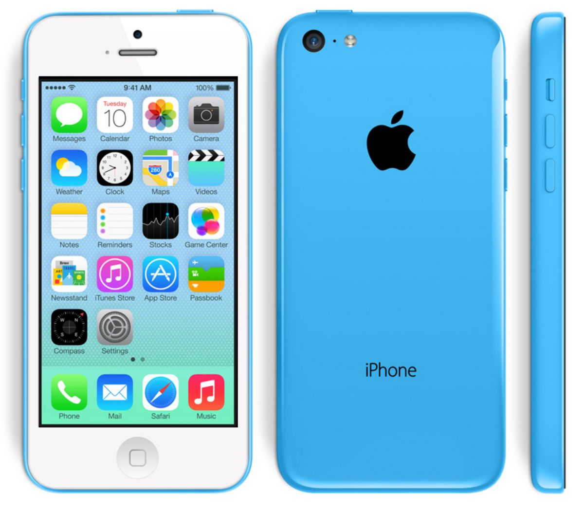 docomoiPhone5C16GBブルー本体のみジャンク【白ロム】【中古】【中古スマホ】【中古携帯】【エコモ】