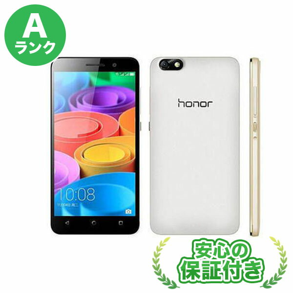 Huawei honor 4X Che1-CL20 ホワイト 本体 [Aランク] スマホ 中古 送料無料 当社3ヶ月保証