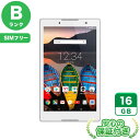 SIMフリー Lenovo TAB3 601LV ポラールホワイト16GB 本体 Androidタブレット 中古 送料無料 当社3ヶ月保証