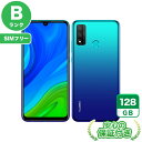 SIMフリー HUAWEI nova lite 3+ オーロラブルー128GB 本体 Androidスマホ 中古 送料無料 当社3ヶ月保証