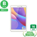 SIMフリー MediaPad T2 8 Pro JDN-L01 ホワイト16GB 本体 Androidタブレット 中古 送料無料 当社3ヶ月保証