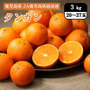 鹿児島県 タンカン 3kg(20~27玉) JA鹿児島県経済連 3月上旬発送開始 濃厚 甘い 香り ギフト 国産 フルーツ 果物 JA 果実 ご当地 季節限定 送料無料