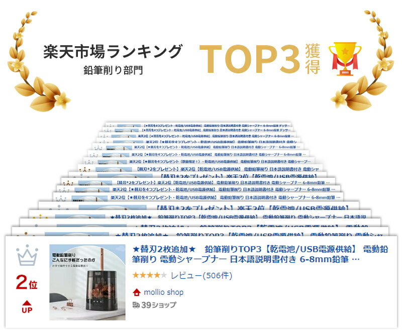 【期間限定5倍ポイント】★替刃2枚追加★　鉛筆削りTOP3【乾電池/USB電源供給】 電動鉛筆削り 電動シャープナー 日本語説明書付き 6-8mm鉛筆 デッサン鉛筆 小学生 大人気 色鉛筆 デッサン 美術　新学期のプレゼント