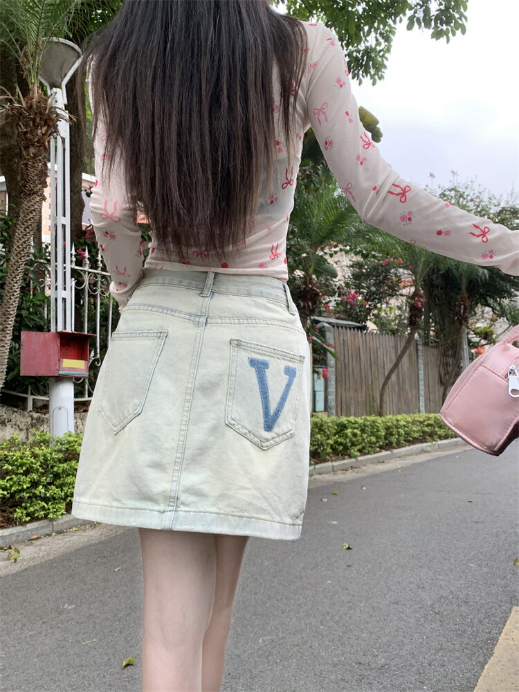 ミニ スカート レディース スカート ハイウエスト Aラインスカート 半身 ショート丈 デニムスカート ベルトループ ポケット付き ライトブルー ミニスカート ヴィンテージ風 Aラインデザイン 露出防止 ゆったり 着痩せ 可愛い カジュアル 着ていて疲れない 女性用 大学生 大人