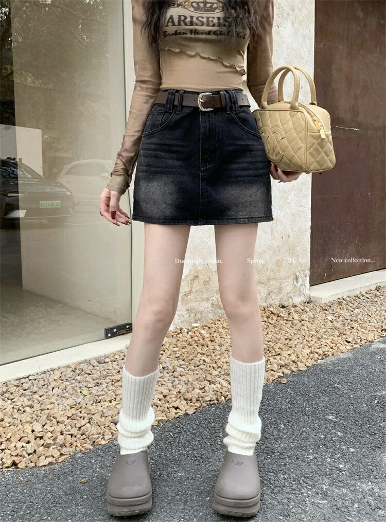 デニムスカート ミニ スカート ハイウエスト ヒップ ハグ スカート レディース スカート Aラインスカート ポケット付き ベルトループ ミニスカート アメリカン ヴィンテージ風 セクシー ショート丈 露出防止 脚長効果 着痩せ おしゃれ 普段使い 通勤通学 大人 女性用 大学生