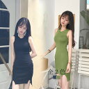 【chuten】ノースリーブ ニットワンピース ワンピース ...