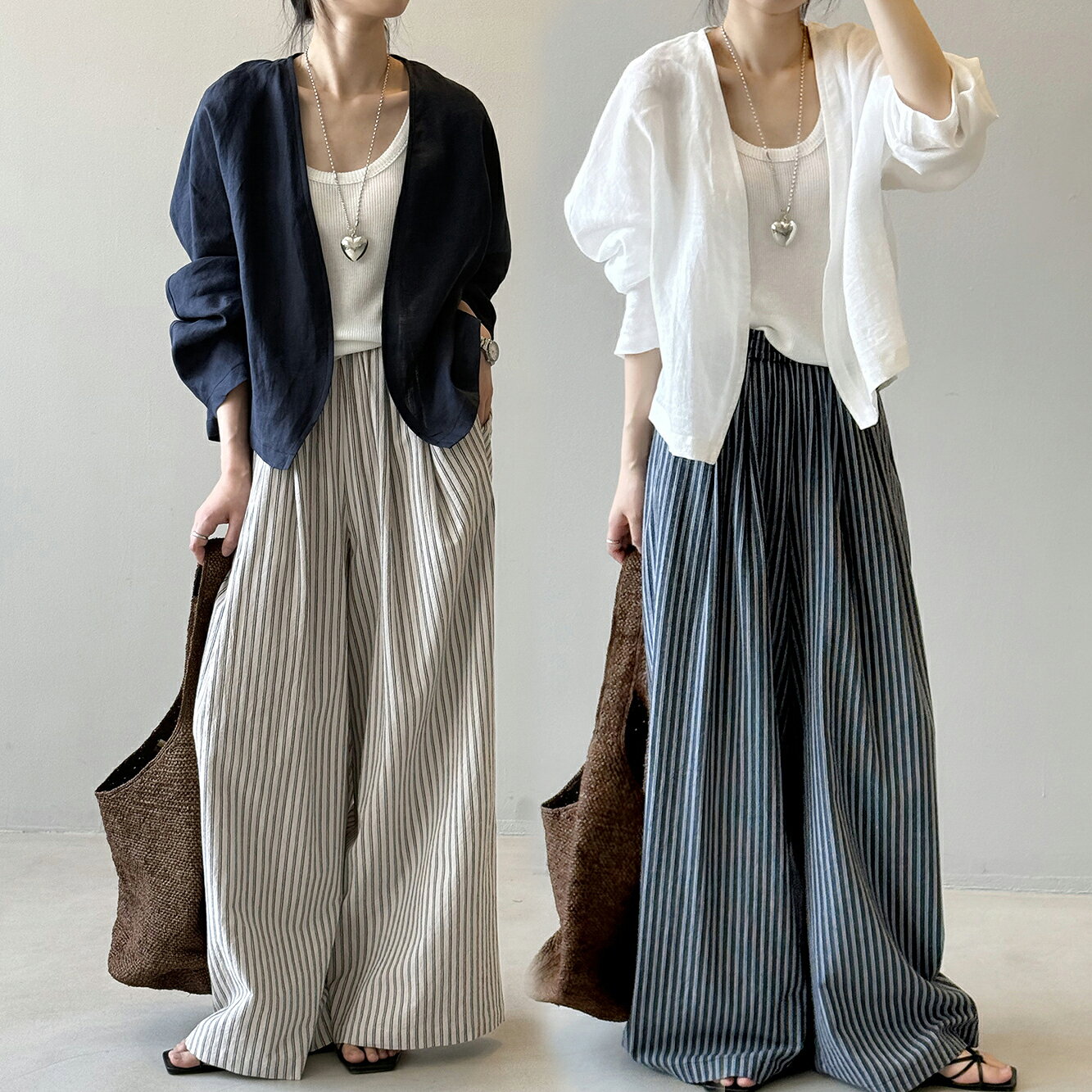 楽天市場】ストライプ 生地（カラーネイビー）（パンツスーツ｜スーツ