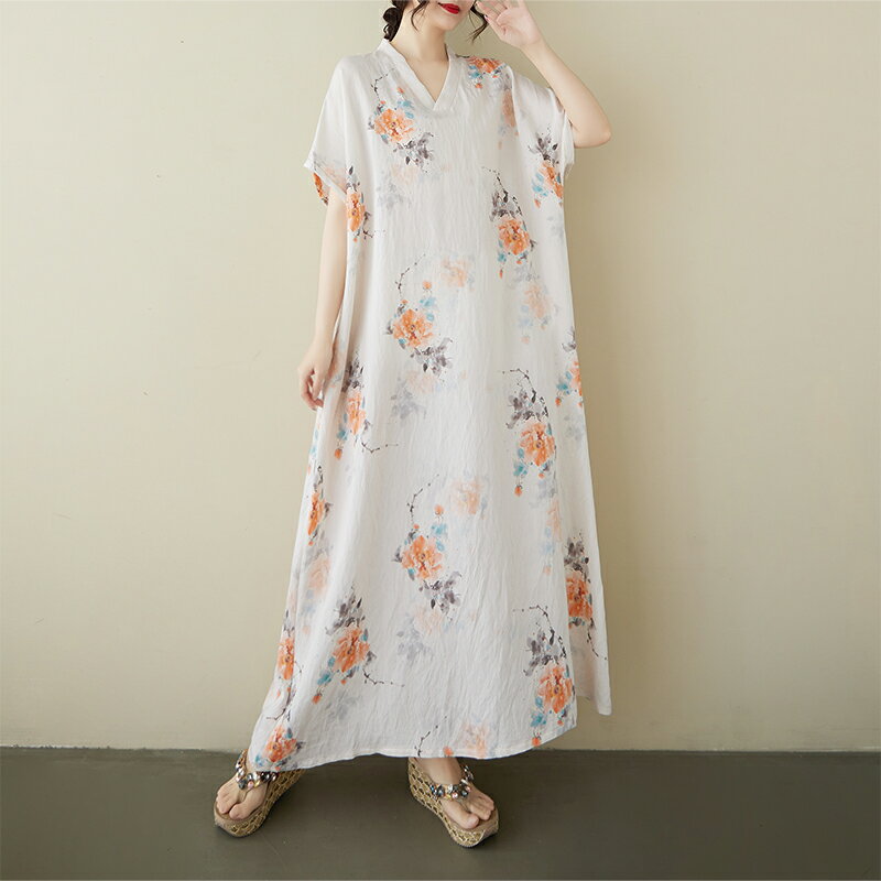 森ガール レディース ゆったり 花柄 カバー ファッション 着やせ Vネック おでかけ オシャレ 総柄 無地 シンプル ファッション トレンド フェミニン ビジュアル ナチュラル カジュアル オシャレ お洒落 おしゃれ きれいめ エレガント 通気性 リゾート レジャー