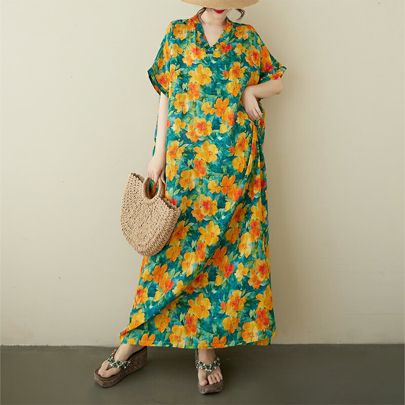ボヘミアンワンピース リゾートワンピース レディース ボヘミアン リゾート レジャー ハイウエスト ゆ..