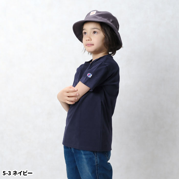 【送料無料】Champion オーバーサイズ ワンポイントTシャツ チャンピオン キッズ ...