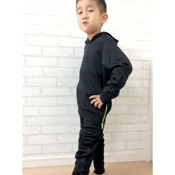 キッズ セットアップ 上下セット子供服 BIG ビッグ トレーナー 長袖 長ズボン パン...