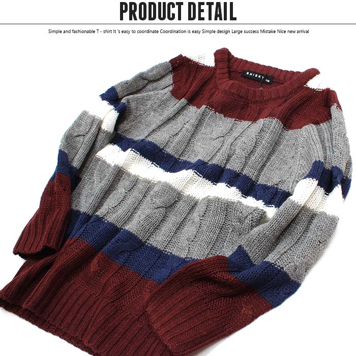 親子ペアお揃いリンクコーデキッズニットセーターケーブルニットクルーネック秋服冬服カジュアルメンズジュニア110cm120cm130cm140cm150cm160cm「949-02.849-104」