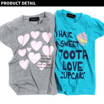 キッズ子供服Tシャツ女の子プリントTシャツ半袖Tシャツティーシャツパフスリーブガールズトップスジュニア韓国子供服110cm120cm130cm140cm150cm160cm【メール便送料無料】「229-16」