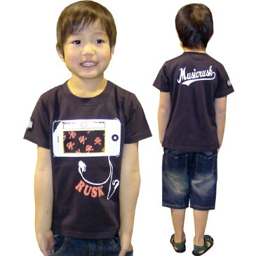 RUSK MUSIC RUSK 半袖Tシャツ 男の子 ボーイズ アメカジ キッズ ジュニア 子供服 Tシャツ ラスク 半袖 プリント スカル ロック ロゴ「330-31」