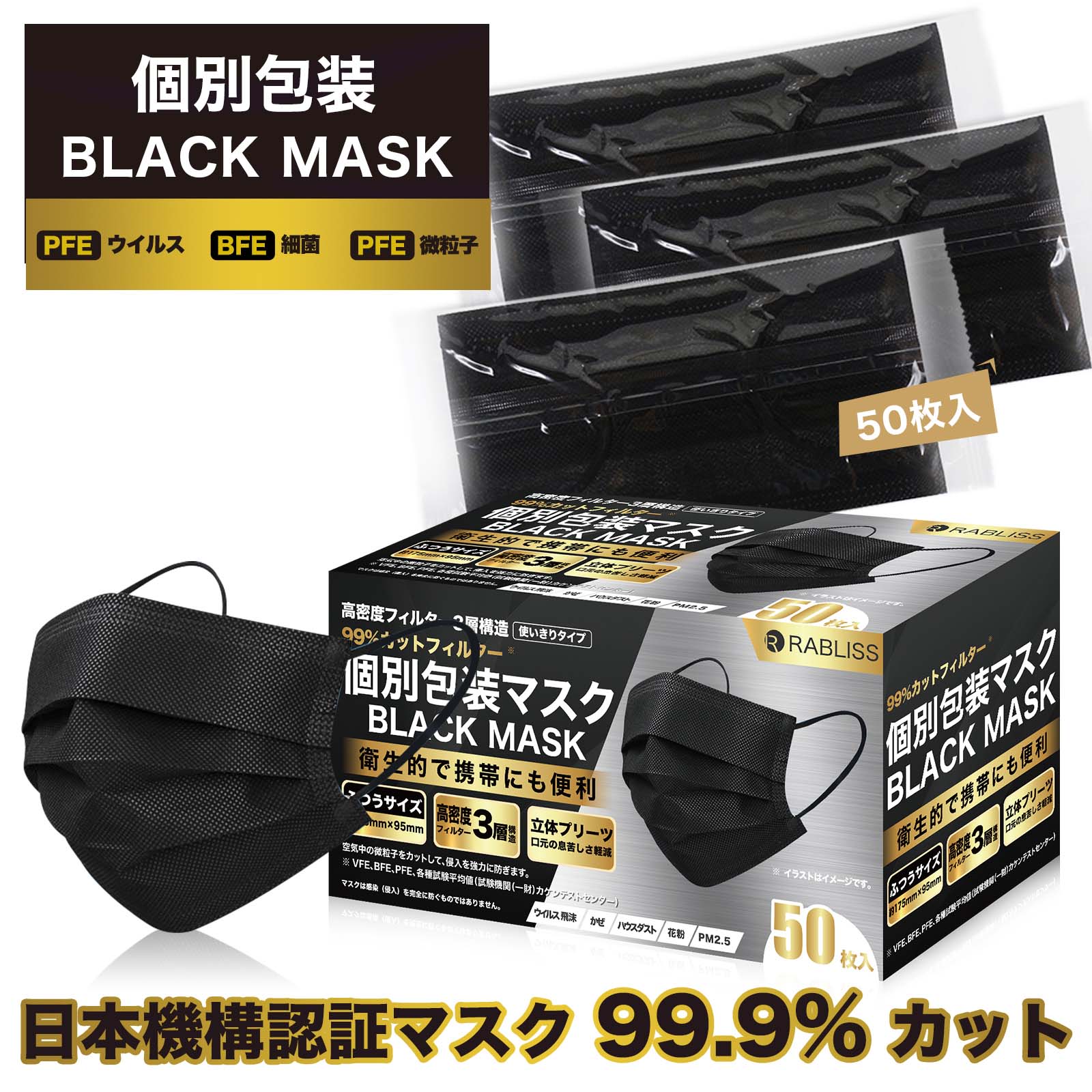 ブラックマスク マスク 黒 不織布 マスク 使い捨て 3層構造 ゴム スポーツ カラー 使い捨てマスク 黒 50枚入り サージカルマスク 平ゴム 日本 ふつうサイズ 大人 飛沫カット フリーサイズ 安心 父の日 母の日 プレゼントあす楽 衛生 ギフト 実用的