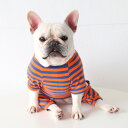 ◆サイズ欠けのためSALE◆セール\\楽天ランキング1位6冠達成//◆5色展開◆【クーポン配布中】犬服 中型犬用 つなぎ ボーダー柄 フレンチブルドッグ ブルド...