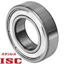 内径6mm外形10mm幅3mm SMR106ZZ（DDL-1060ZZ同寸法） ISC製 ステンレス ミニチュアベアリング