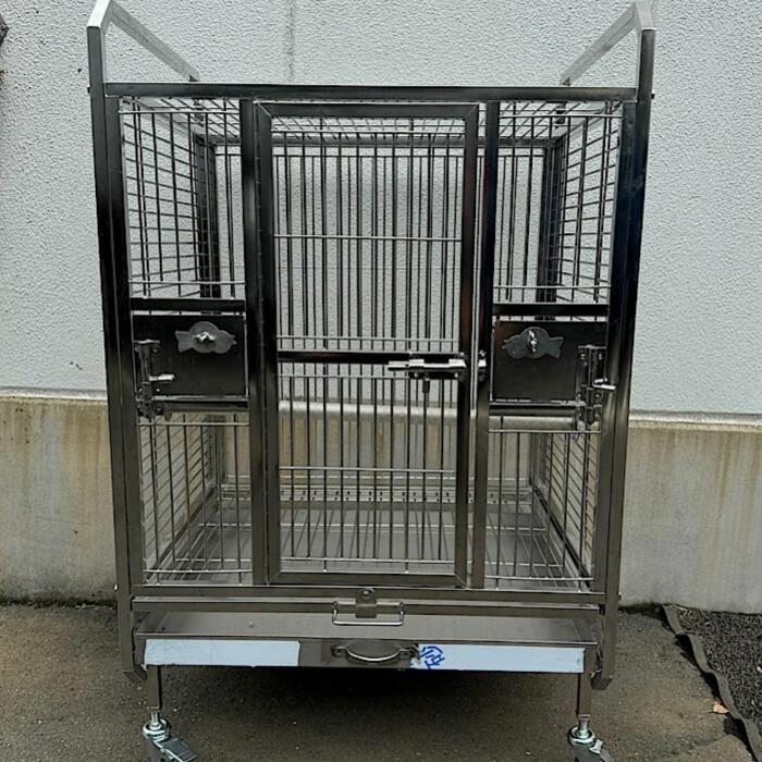 新品未開封 ステンレスケージ バードケージ 鳥...の紹介画像2