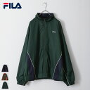 FILA フィラ ジャケット メンズ トラックジャケット メンズ ブルゾン ライトアウター ロゴ刺繍 ワンポイント ZIP ジ…