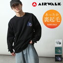 【AIRWALK】からカジュアル・ストリート系ファッションにぴったりなスウェットが登場。程よくルーズなサイズ感なので、ラフな雰囲気で着こなしやすいです。ワイドパンツやデニムパンツとの相性◎裏起毛素材なので柔らかく、秋冬でも暖かくご着用していただけます。men's Model 身長166cm 体重52KgでサイズLを着用しています。サイズ展開 M:L:LL