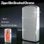 zippo 饤 åݡ Slim Brushed Chrome ʥĥ̵ΥС С 1600פ򸫤