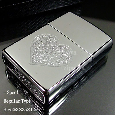 ZIPPO ジッポ ライター ジッポー DL Love ハート 24459