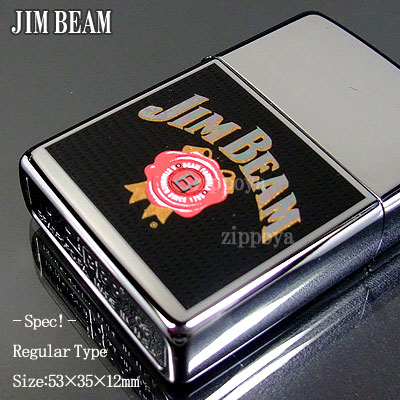 ZIPPO ジッポー ライター Jim Beam w/Chrome ジムビーム 24552