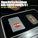 【ZIPPO】ジッポ/ジッポー Harley Davidson BAR/SHIELD CHRM G/S 1 ハーレーダビッドソン HD137