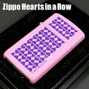 【ZIPPO】ジッポ/ジッポー Hearts in a Row ピンク TREVCO.INC. ハート