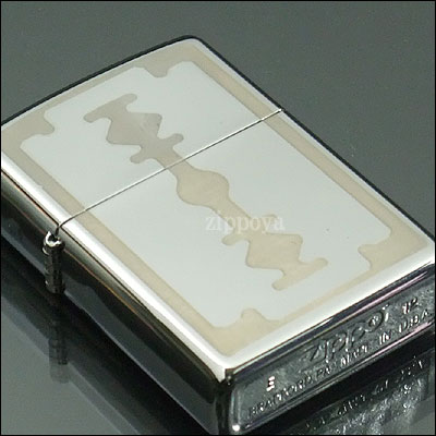 【ZIPPO】ジッポ/ジッポー RAZOR BLADE カミソリ ハイポリッシュ 鏡面加工 28137