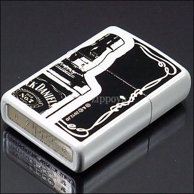 ジャックダニエルズジッポ 【ZIPPO】ジッポ/ジッポー ジャックダニエル　ホワイトマット　28252