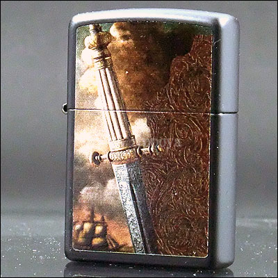 【ZIPPO】ジッポ/ジッポー SWORD OF WAR 剣つるぎ ブラック マット 28305