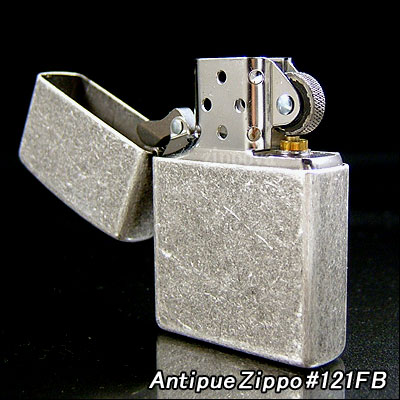 【ZIPPO】ジッポ/ジッポー Antique Silver Plate（アンティークシルバー） 121FB