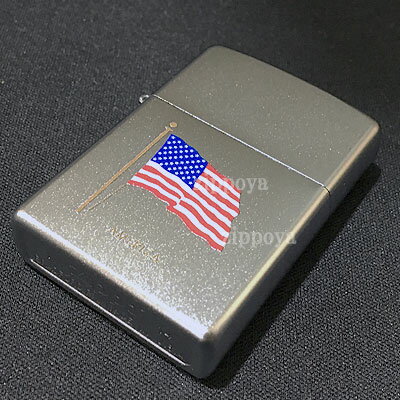 【ZIPPO】ジッポ/ジッポー アメリカ国旗　ストリートクローム　Z203