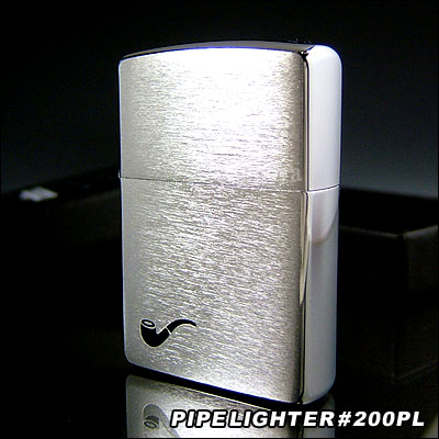 ZIPPO ジッポ ライター パイプ用（ツヤ無しシルバー） 200PL