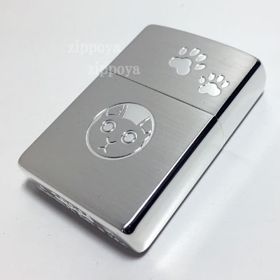 【ZIPPO】ジッポ/ジッポー CAT 猫 Cat series 銀メッキ 両面加工 2SS-CATHIDE1