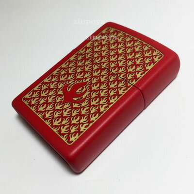 【ZIPPO】ジッポ/ジッポー Flame Pattern Design レッドマット 炎 49573