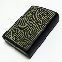【ZIPPO】ジッポ/ジッポー Zippo Maze Design ブラックマット 迷路柄 49597