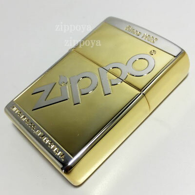 【ZIPPO】ジッポ/ジッポー ロゴデザイン 金銀コンビ 2SG-LZLOGO