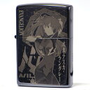 チタン・Zippo EVANGELION エヴァンゲリヲン新劇場版ZIPPO 【式波・アスカ・ラングレー ver.2】◆喫煙具 ZIPPO ジッポー オイルライター 黒 ブラックチタン アニメ