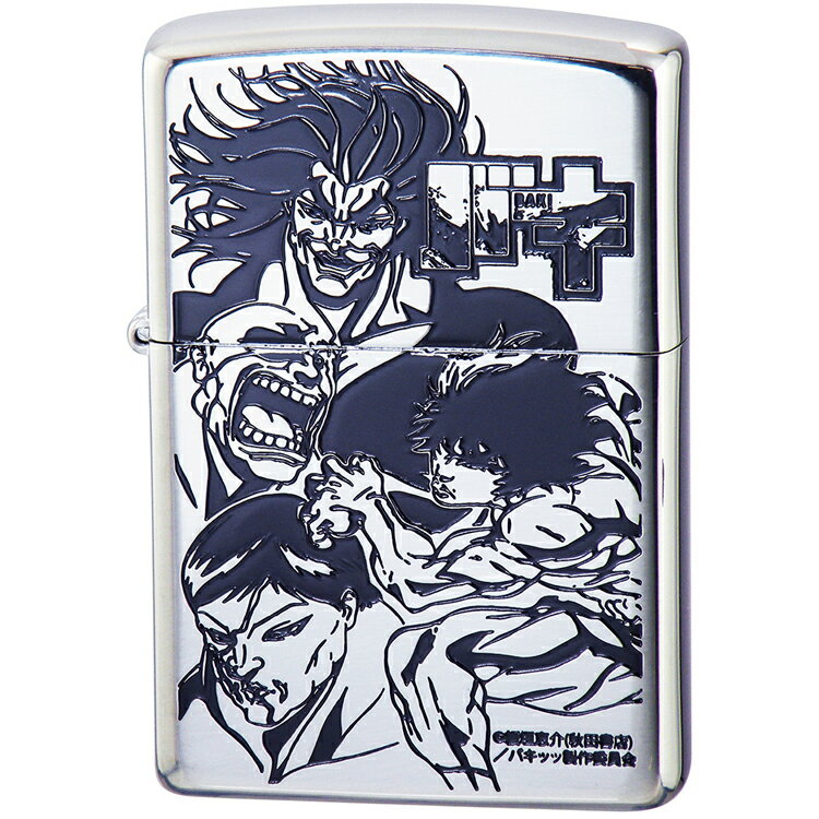 バキ オールキャスト 片面加工 ◆喫煙具 ZIPPO ジッポー オイルライター マンガ アニメ