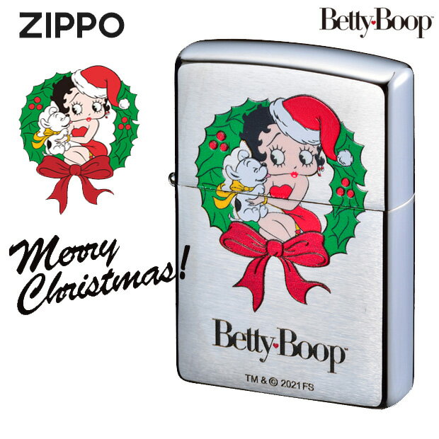 BettyBoop ベティ・ブープ 【クリスマス】◆喫煙具 ZIPPO ジッポー オイルライター #70675 X'mas