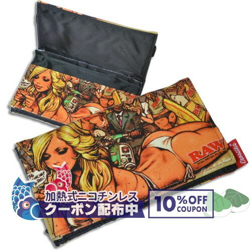 RAWガール トラベルポーチ 携帯用シャグポーチ ◆手巻き RYO タバコ 喫煙具 ロウ ナチュラル 無添加 収納 持ち運び ◇10%OFF配布中