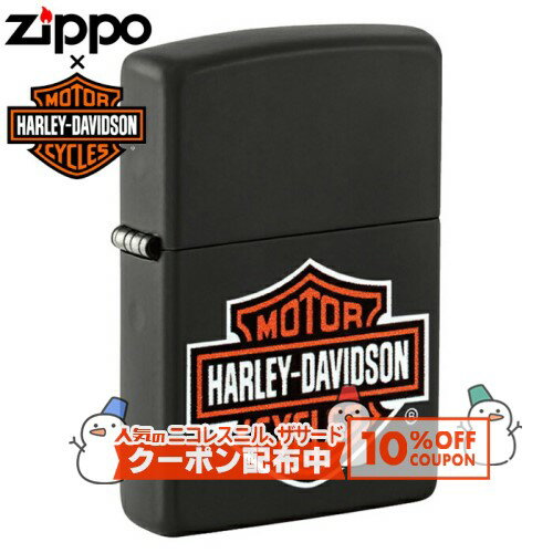10%OFF配布中◇ HARLEY-DAVIDSON HD-218HD.H252（黒×ロゴ）◆ ハーレーダビッドソン 喫煙具 ZIPPOライタ..