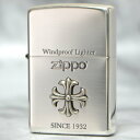 クロスメタル 2CM-1 シルバーいぶし ◆喫煙具 ZIPPO ジッポー オイルライター CROSS METAL クール おしゃれ シンプル ワンポイント